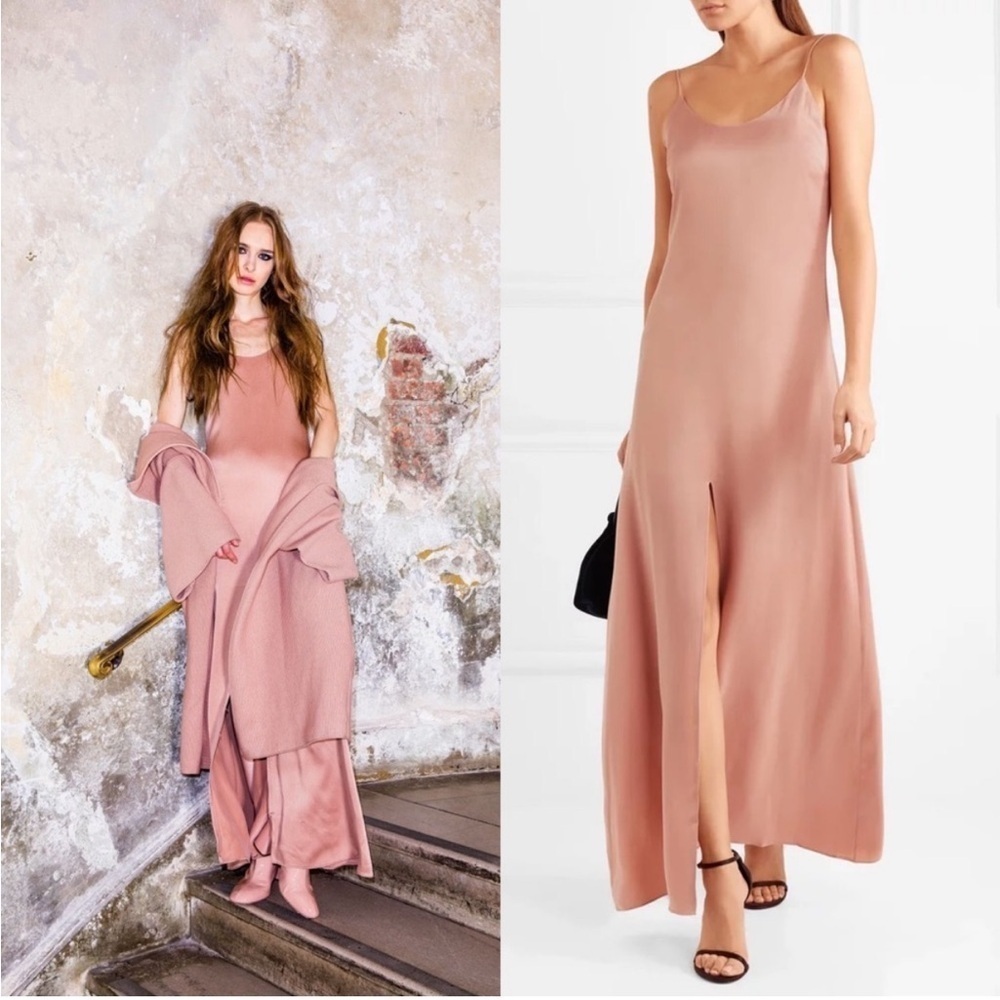 Alice + Olivia Elza Dress In Rose Tan